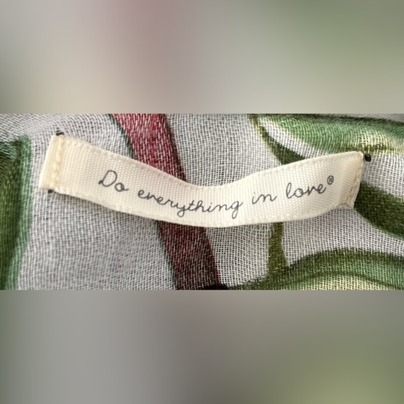 Do Everything In Love Palm Print Kimono - Picture 4 of 5